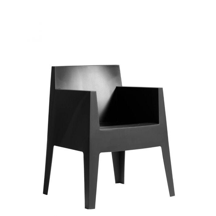 Fauteuil Toy - Lot de 4 - Noir