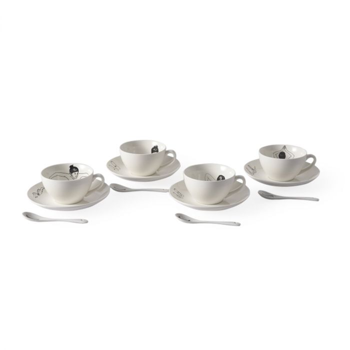 Undressed Teacups - Lot de 4