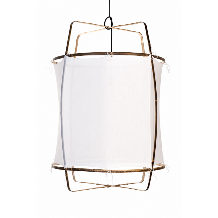 Z1 Black suspension - Diam. 67 cm - Cotton Blanc (Outlet)