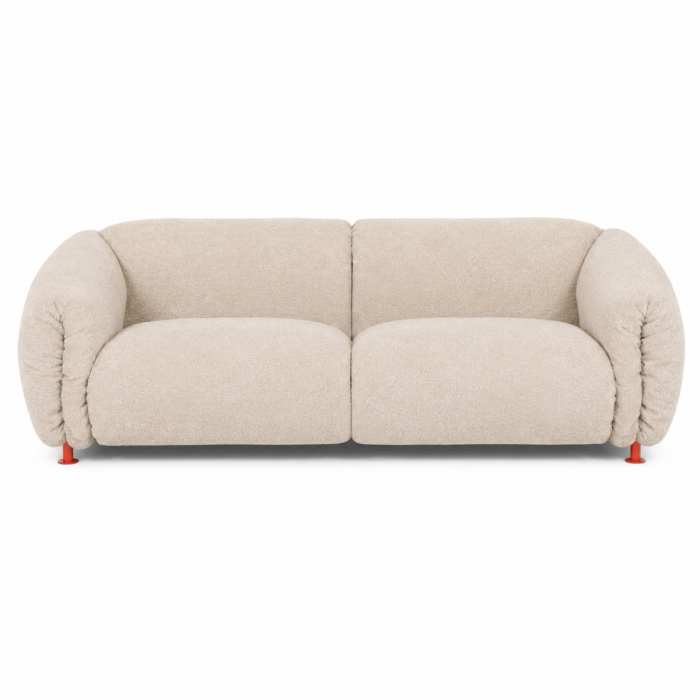 Canapé Za:Za MAX 240 cm - Tissu Sabbia Cat 20 24607 / Structure Orange (Outlet)