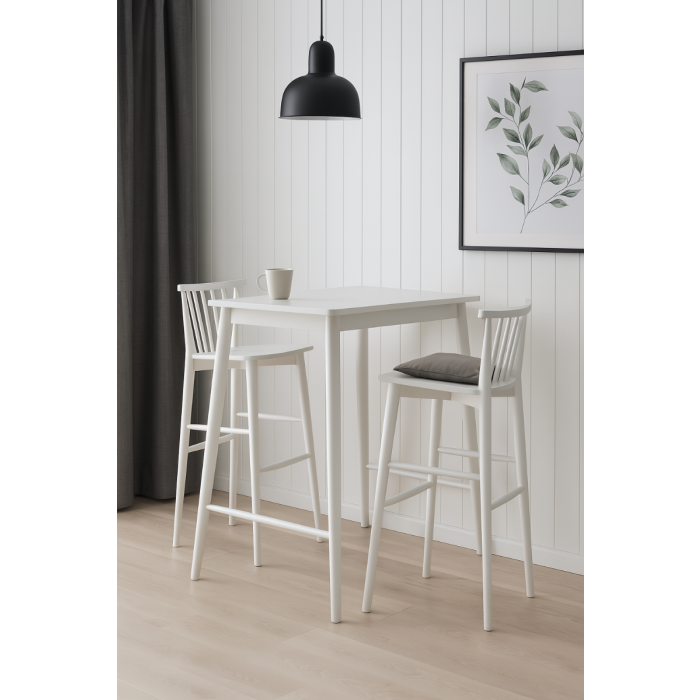 Tabouret Oslo 75 cm - Blanc (Outlet)