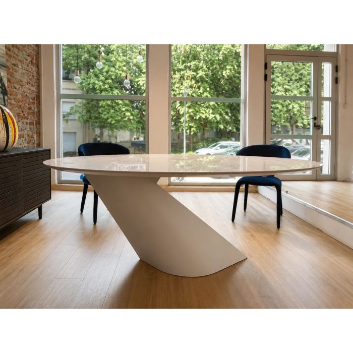 Table Ovale O Brillante