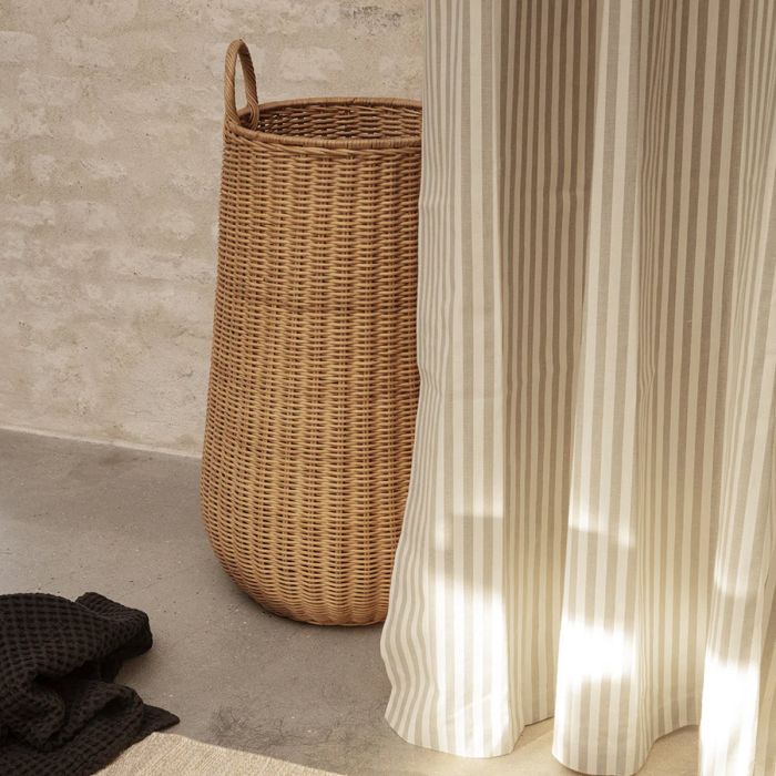 Panier à linge tressé