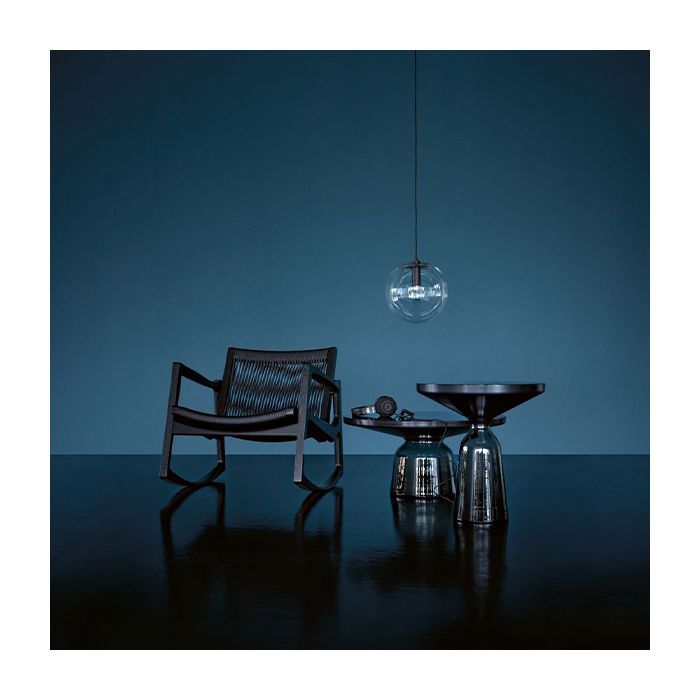 Bell Side Table Métal Noir
