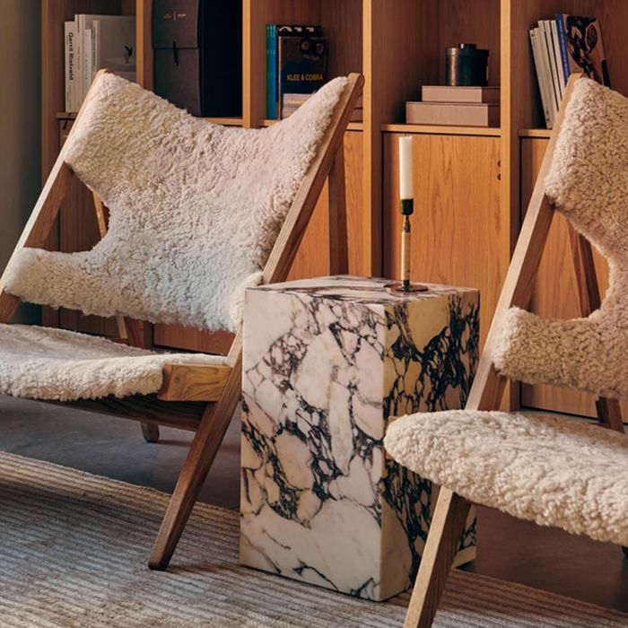 Fauteuil Knitting Peau de Mouton