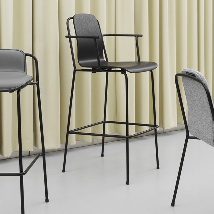 Chaise de bar avec accoudoirs Studio