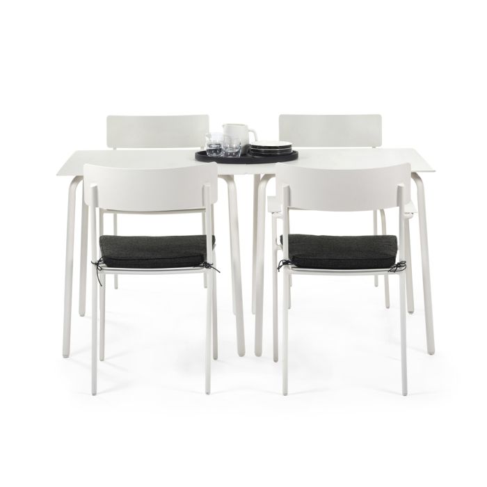 Chaises avec accoudoirs August - Lot de 2