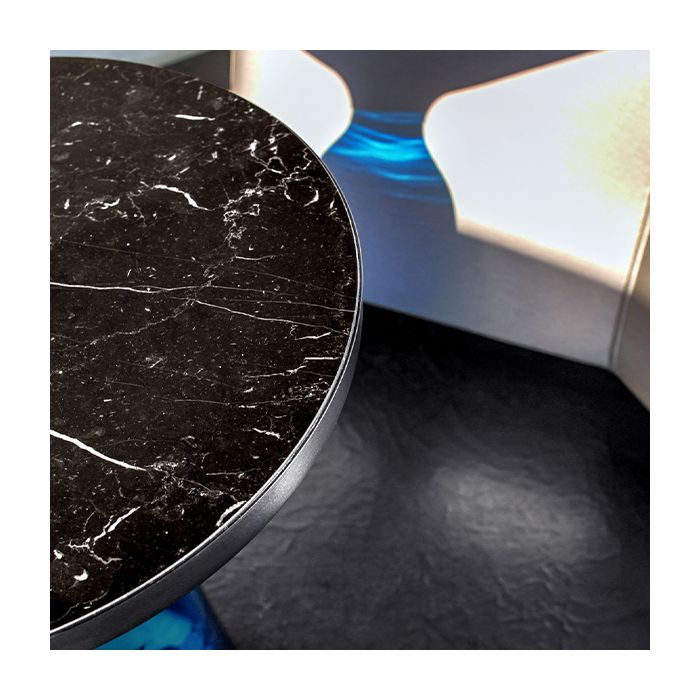 Bell Side Table Métal Noir