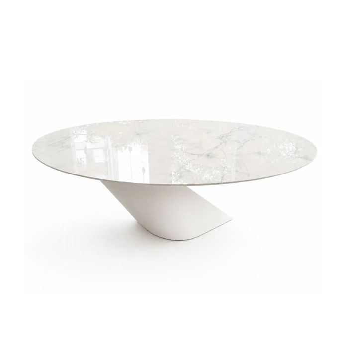 Table Ovale O Brillante