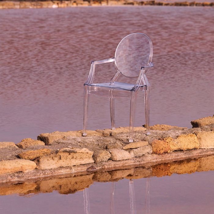 Fauteuils Louis Ghost - Lot de 4