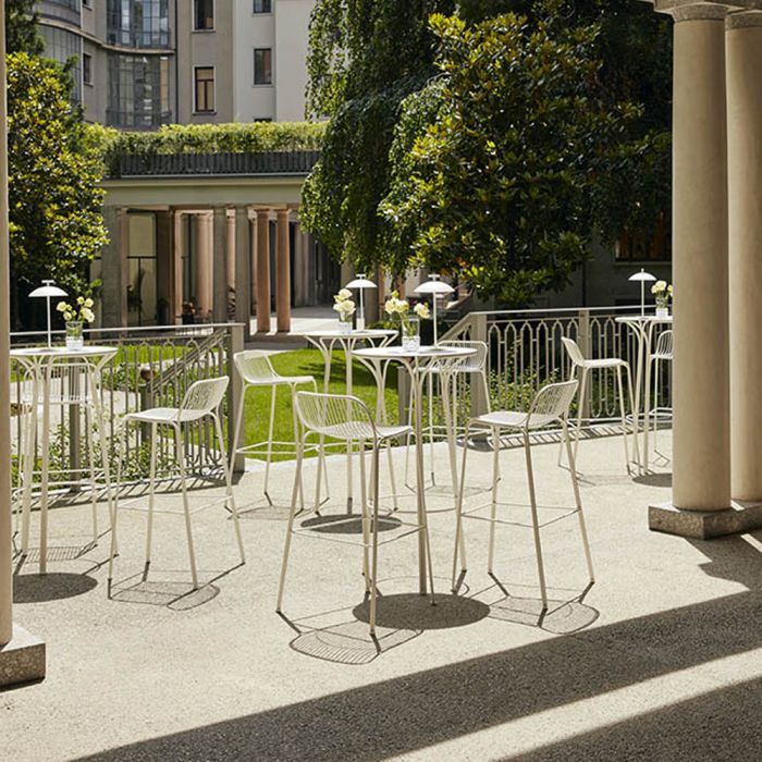 Hiray tabouret haut - Blanc (Outlet)