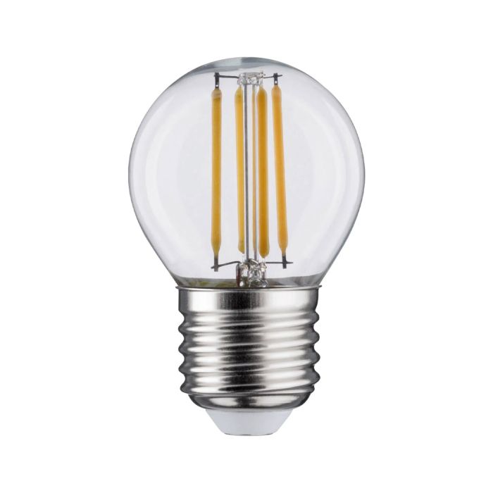 Ampoule Sphérique LED E27 230V 470lm 4.8W 2700K gradable clair