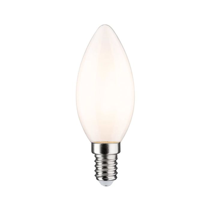 Ampoule Classic White Bougie LED E14 470lm 4.5W 2700K gradable opale