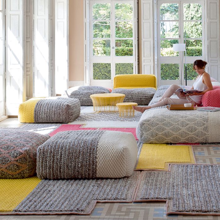 Mangas Space Pouf Carré 