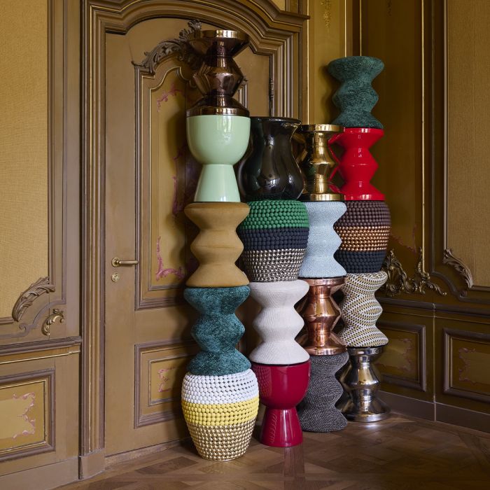 Tabouret Striped Dot