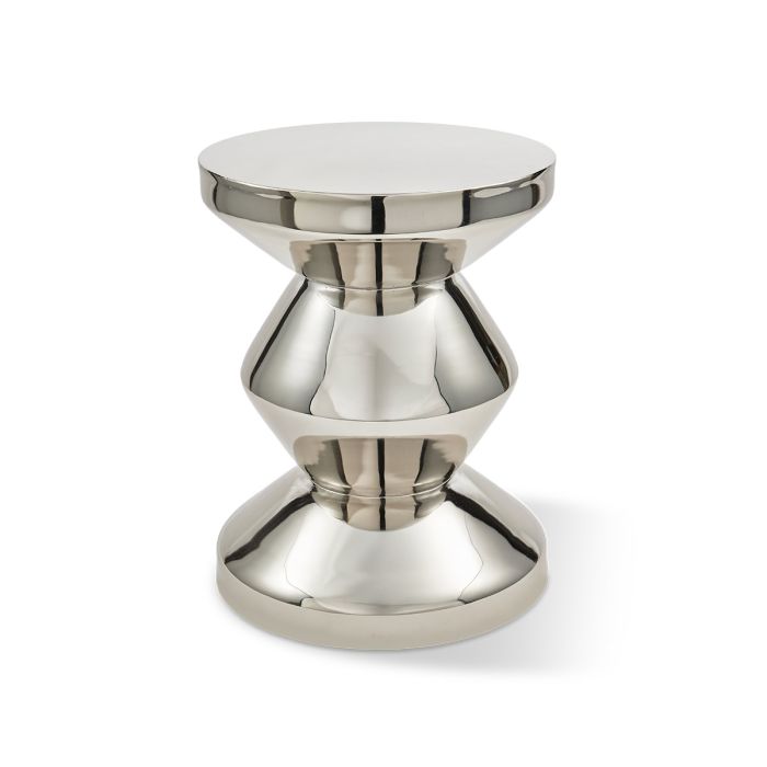 Tabouret Zig Zag métal