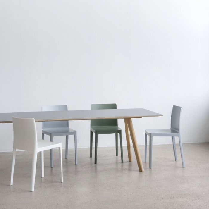 Table Copenhague CPH30 - Pied chêne laqué - 300x120