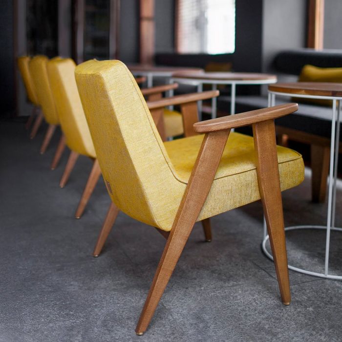 Fauteuil 366 - Tissu bouclé