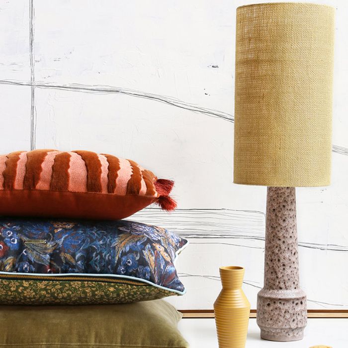 Retro Stoneware Lampe