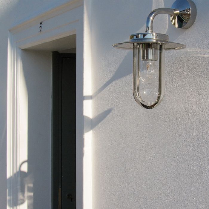 Montparnasse Applique extérieure - Nickel Poli (Outlet)