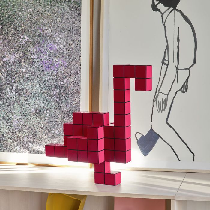 Panton Cube - Flamant rose