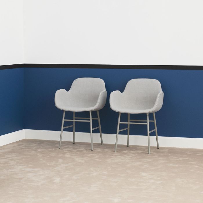 Fauteuil Form pieds en acier