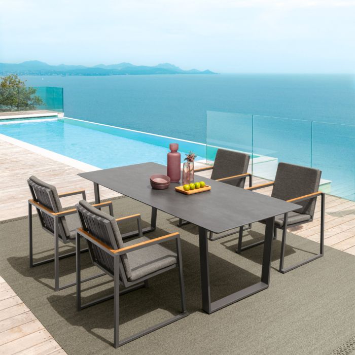 Fauteuil Alabama - Aluminium
