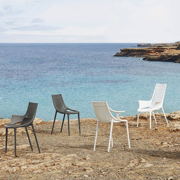 Chaise avec accoudoirs Ibiza - Lot de 4