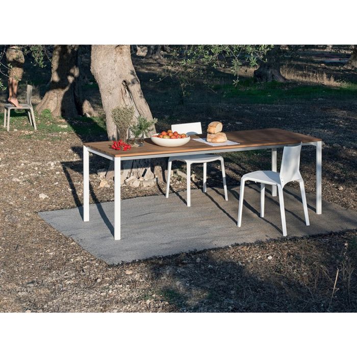 Table Be-Easy slatted laqué outdoor