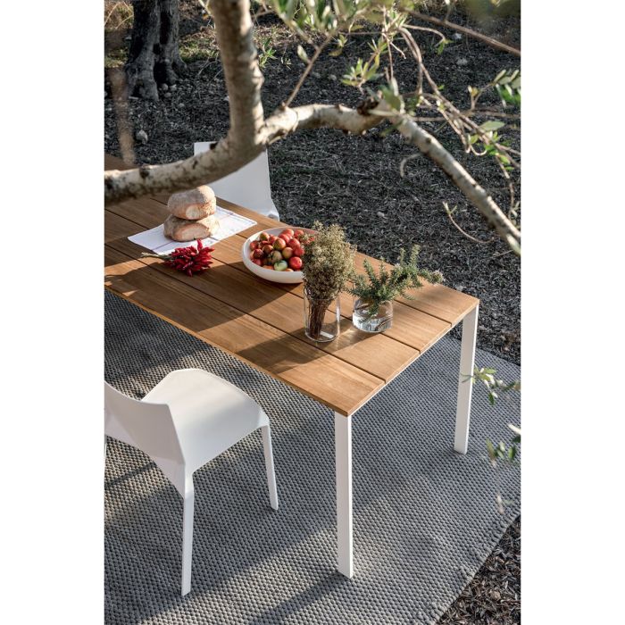Table Be-Easy slatted laqué outdoor