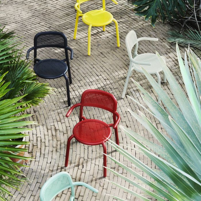 Fauteuils empilables Toni - Lot de 2