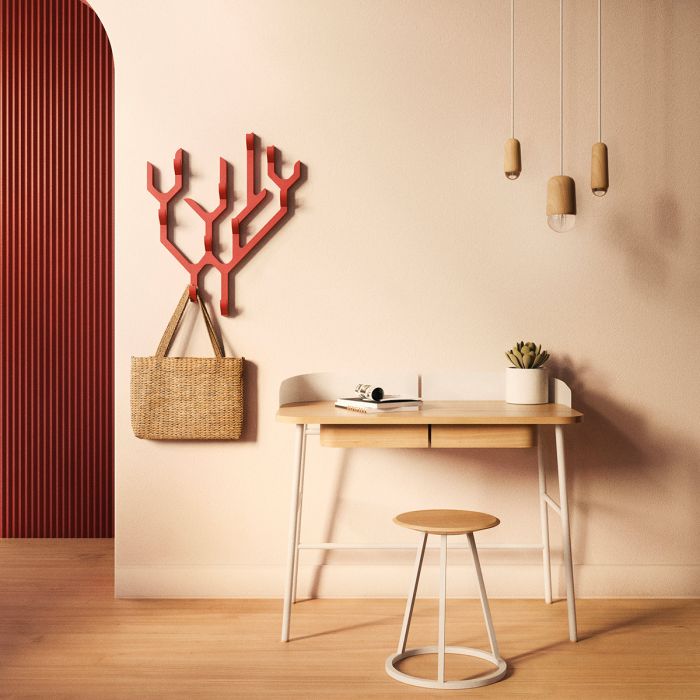 Porte-manteau Mural Ambroise - Rose Antique