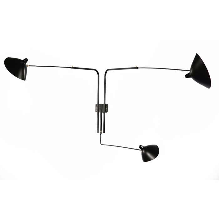 Applique 3 bras pivotants