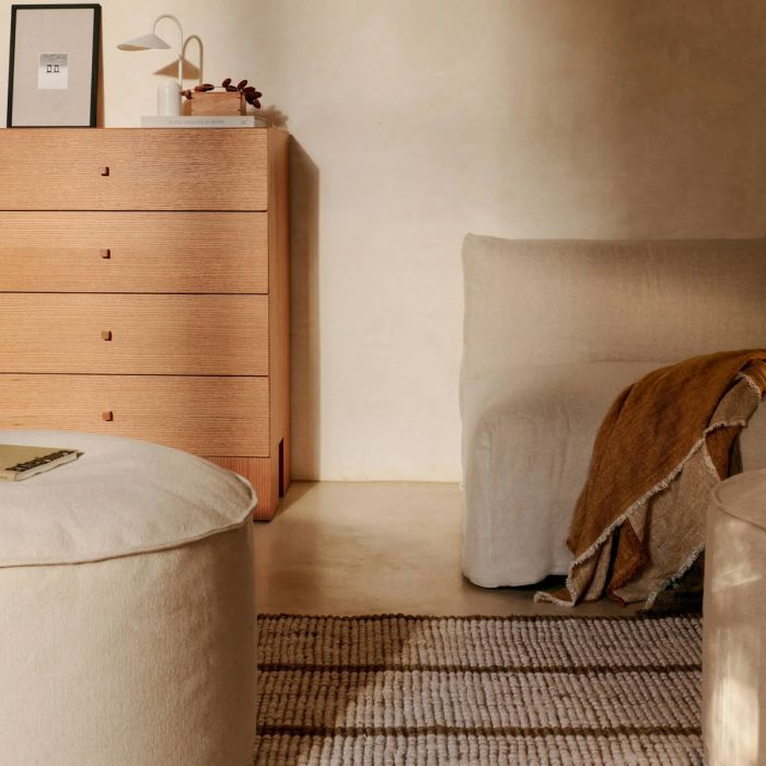 Aun - Pouf en coton