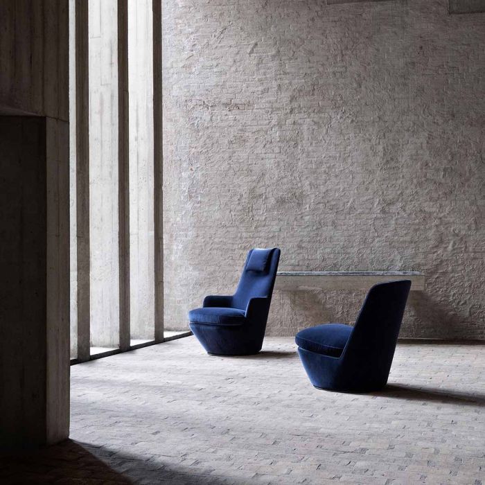 Fauteuil lounge pivotant Hi Turn