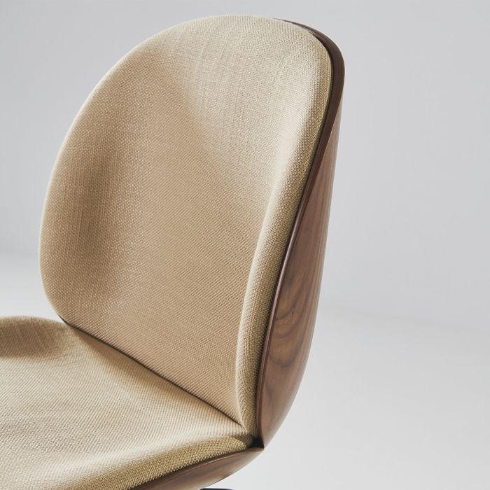 Chaise Beetle Dining - 3D Veneer - Front Upholstered