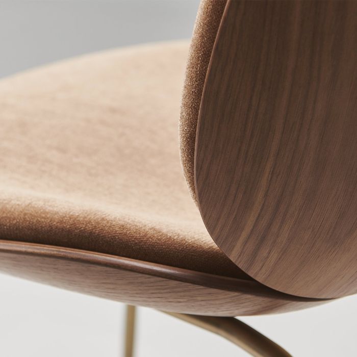 Chaise Beetle Dining - 3D Veneer - Front Upholstered