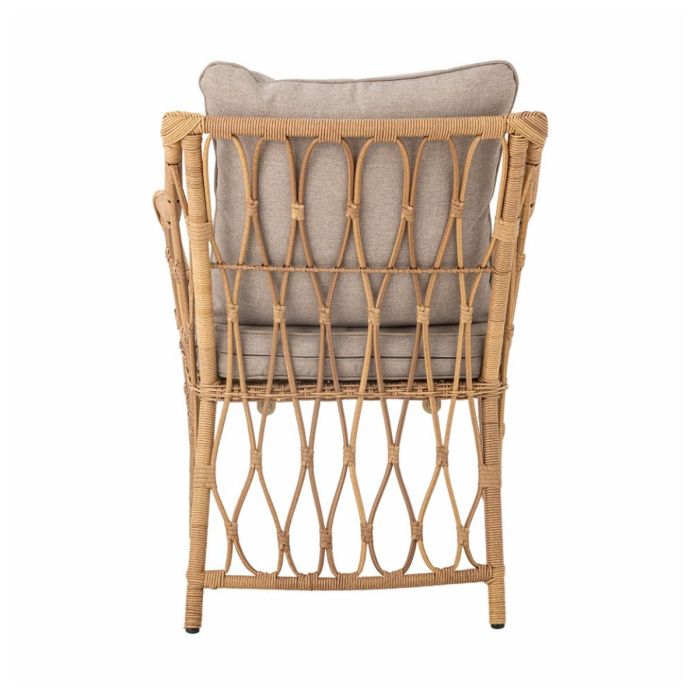 Chaise lounge avec tabouret Belluce