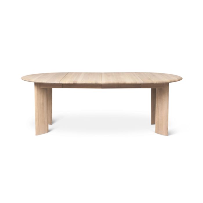 Table Bevel extensible - chêne huilé blanc 