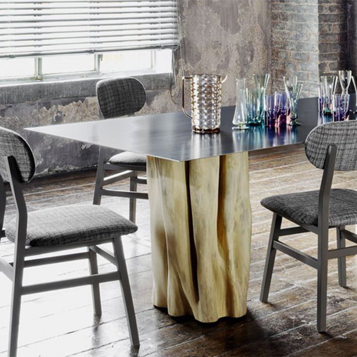 Table Brick - Pied bois