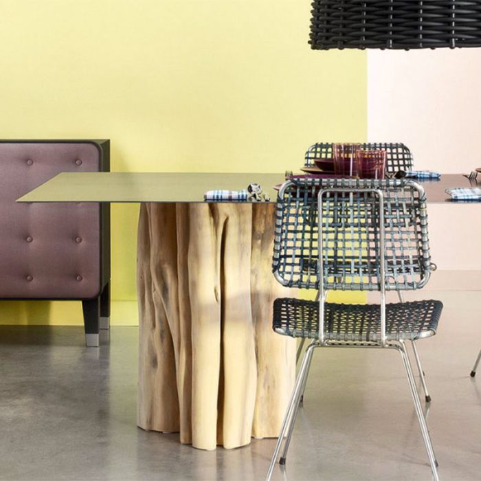 Table Brick - Pied bois