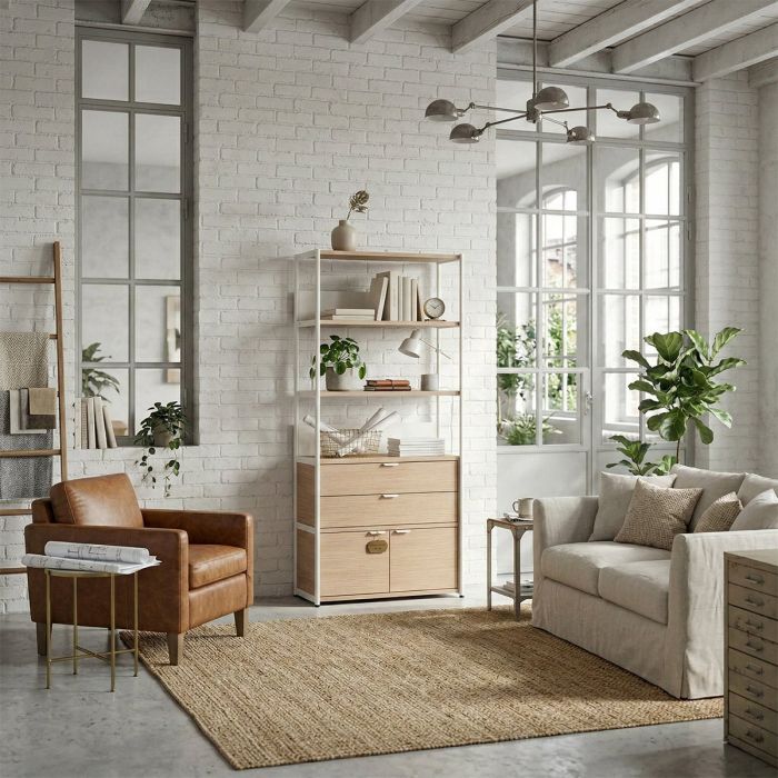 Buffet Unit 5 One Column - H180 x L 84 cm