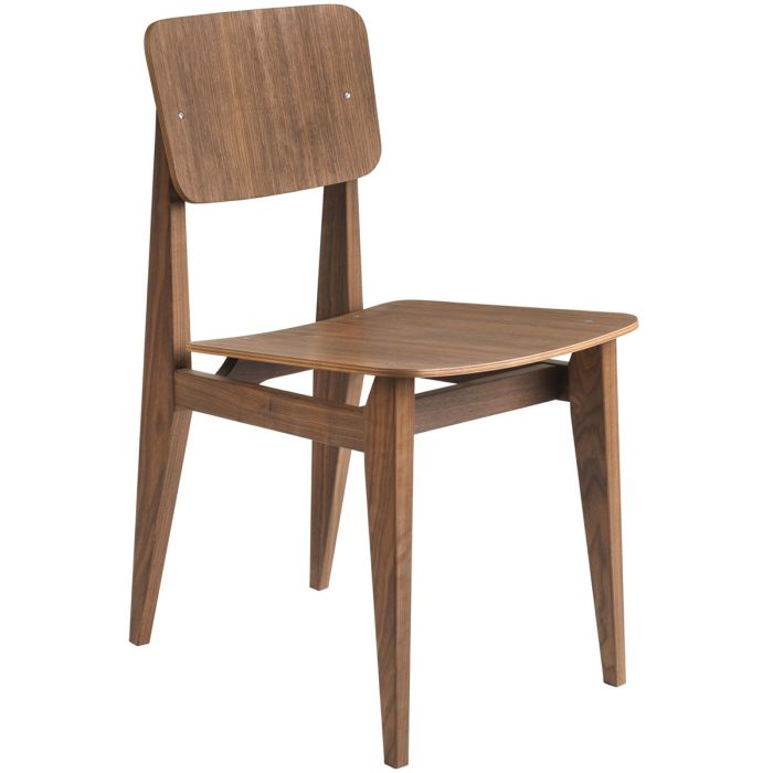Chaise C-chair bois vernis