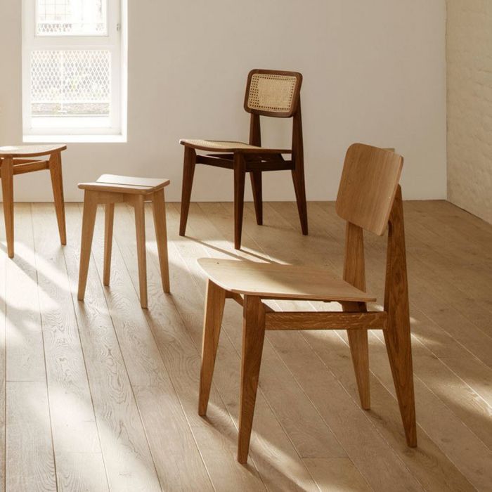 C-chair bois vernis - Noyer (Outlet)