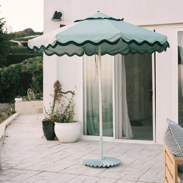 Pied de parasol Camshell base