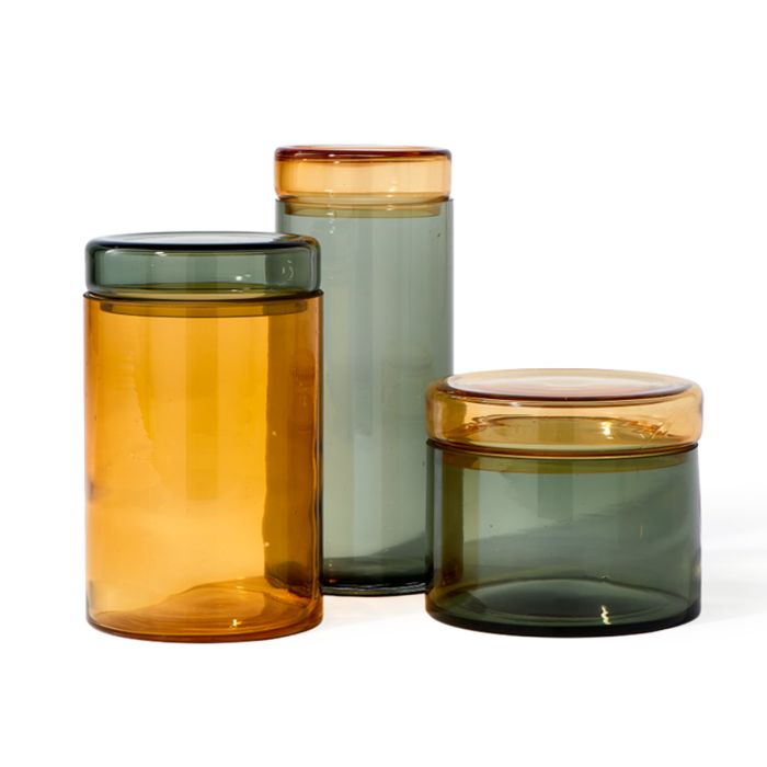 Pots de rangement Caps and Jars - Lot de 3