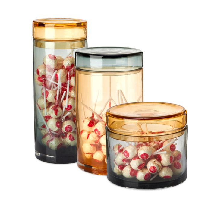 Pots de rangement Caps and Jars - Lot de 3