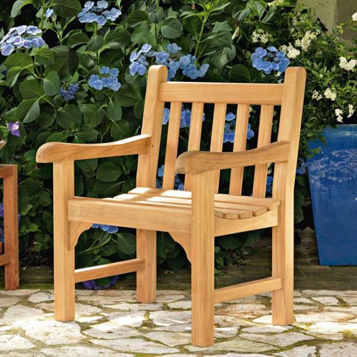 Fauteuil Chelsea en teck