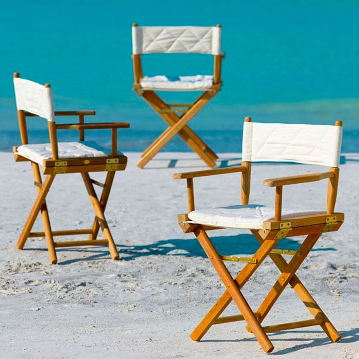 Petit fauteuil Chelsea pliant en teck