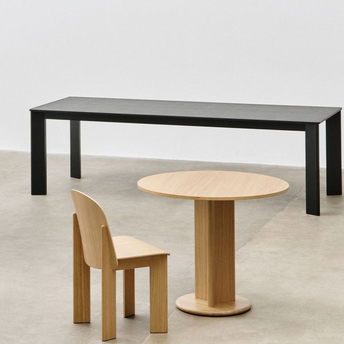 Table ronde Chisel 29 - Pied central